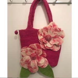 Vintage felt purse